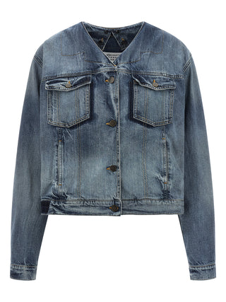 Blue Cotton Denim Jacket