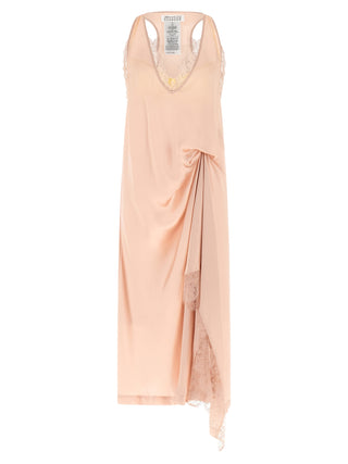 Multicolor Acetate Midi Dress