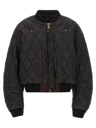 Brown Polyamide Bomber