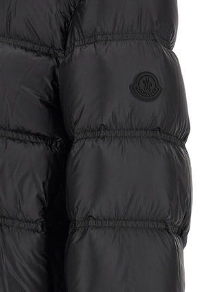 Black Polyamide Full-Length Jacket
