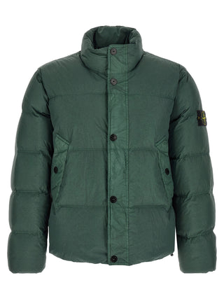 Bicolor Polyamide Full-Length Jacket
