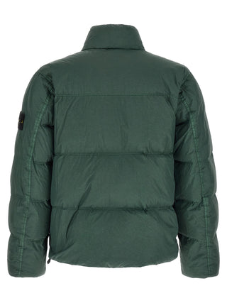 Bicolor Polyamide Full-Length Jacket