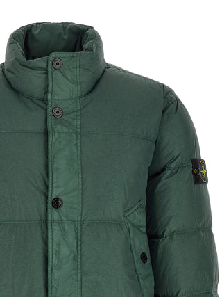 Bicolor Polyamide Full-Length Jacket