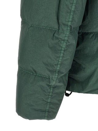 Bicolor Polyamide Full-Length Jacket