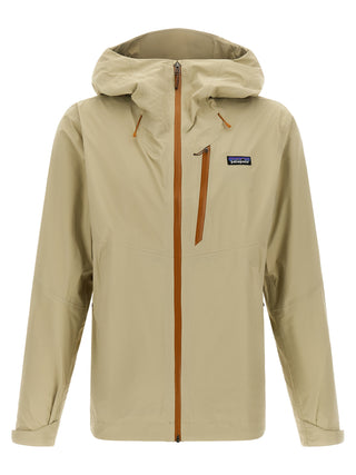 Beige Nylon Shell Jacket