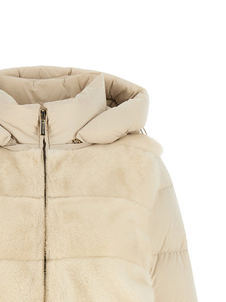 White Wool Shell Jacket