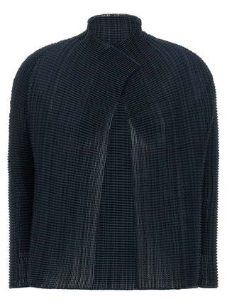 Blue Polyester Cardigan