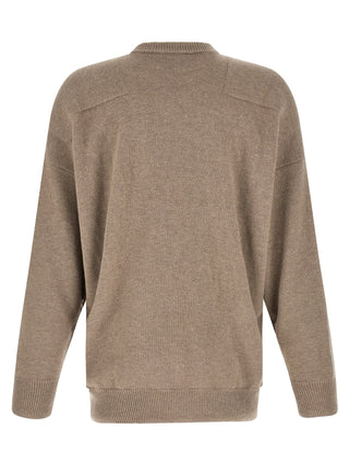 Beige Wool Cardigan