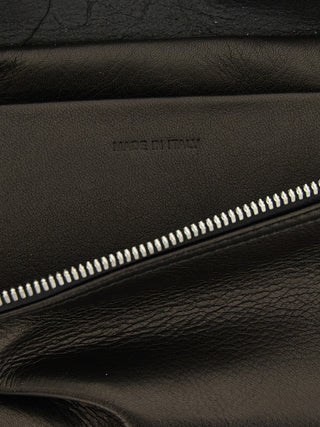 Black Calfskin Crossbody Bag