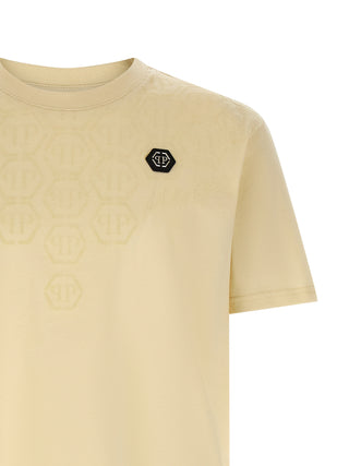 Beige Cotton T-Shirt