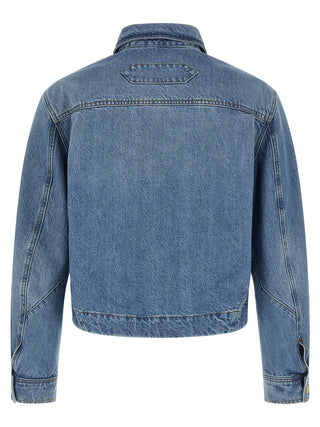 Blue Cotton Denim Jacket