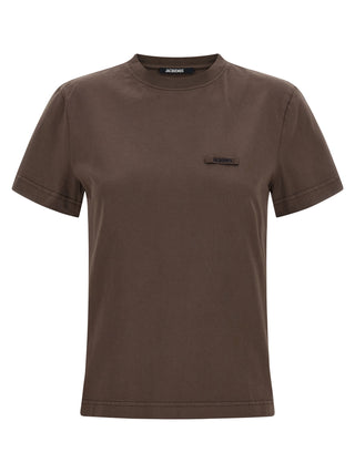 Brown Cotton T-Shirt
