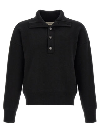 Black Wool Cardigan