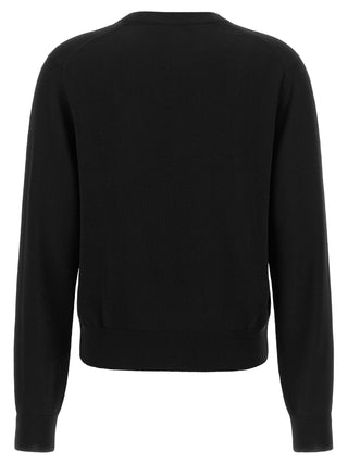 Black Wool Cardigan