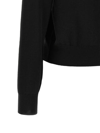 Black Wool Cardigan