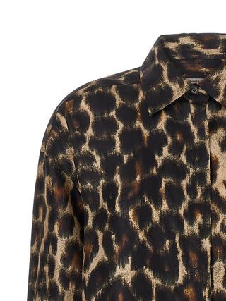 Brown Silk Blouse