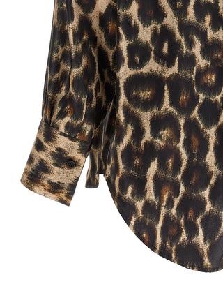 Brown Silk Blouse