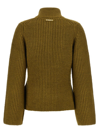 Bicolor Polyester Cardigan