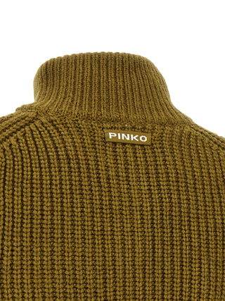 Bicolor Polyester Cardigan