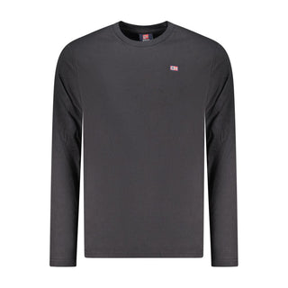 Black Cotton Mens T-Shirt
