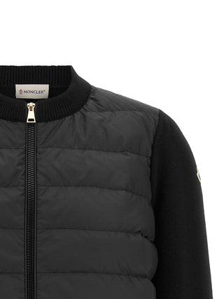 Black Polyester Cardigan
