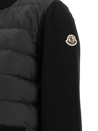 Black Polyester Cardigan
