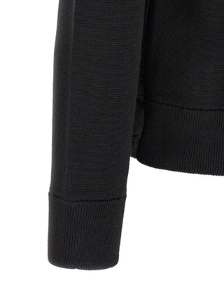 Black Polyamide Cardigan