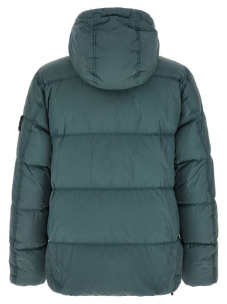 Bicolor Polyamide Full-Length Jacket