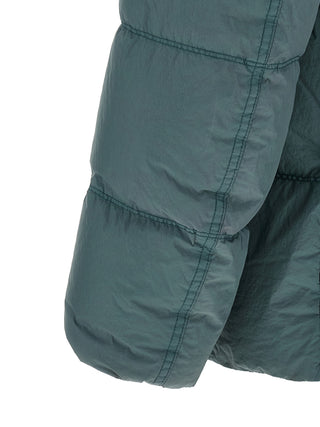 Bicolor Polyamide Full-Length Jacket