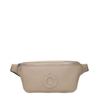 Beige Leather Backpack