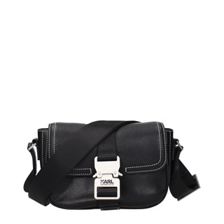Black Leather Crossbody Bag