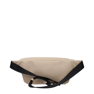 Beige Leather Backpack