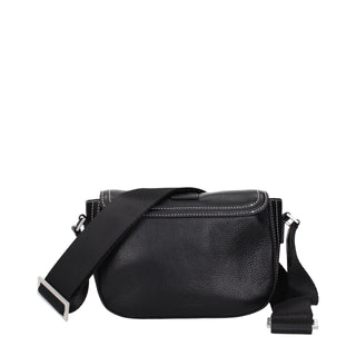 Black Leather Crossbody Bag