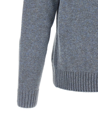 Blue Virgin Wool Cardigan