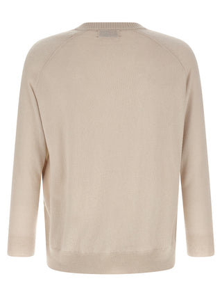 Beige Cashmere Cardigan