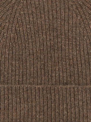 Brown Cashmere Beanie