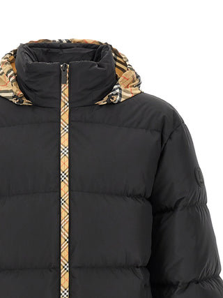 Black Polyester Parka