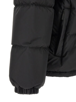 Black Polyester Parka