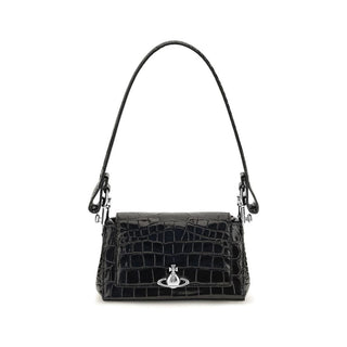 Black Calf Leather Bos Taurus Handbag