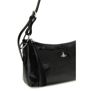 Black Calf Leather Bos Taurus Shoulder Bag