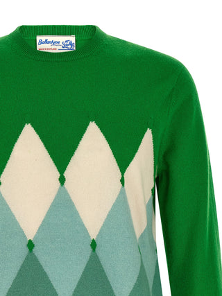 Bicolor Cashmere Cardigan