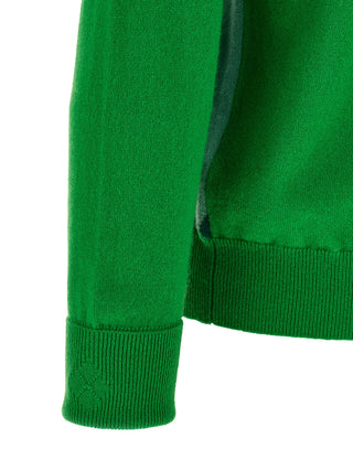 Bicolor Cashmere Cardigan