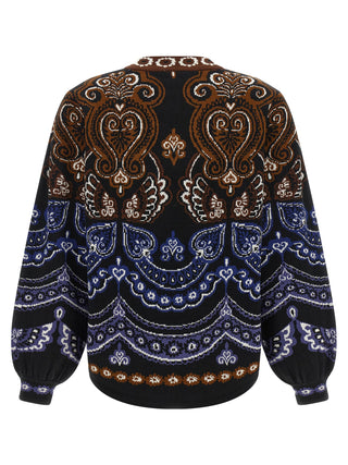 Multicolor Polyester Cardigan