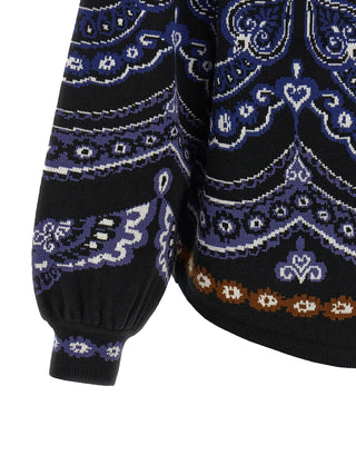 Multicolor Polyester Cardigan