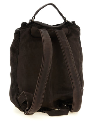 Brown Lamb Leather Backpack