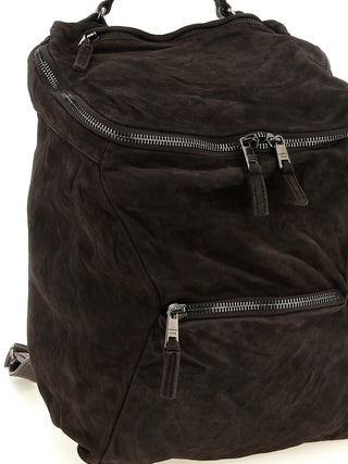 Brown Lamb Leather Backpack