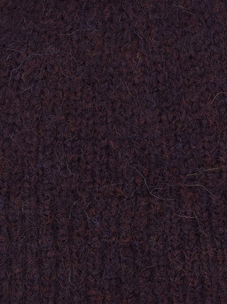 Purple Wool Beanie
