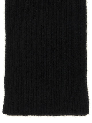 Black Wool Foulard
