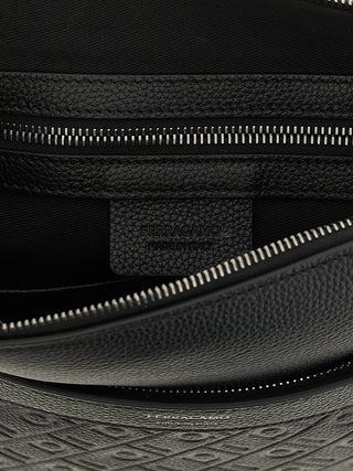 Black Calfskin Crossbody Bag