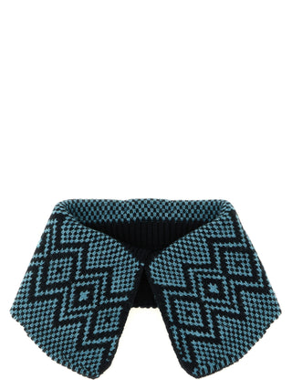 Blue Wool Foulard